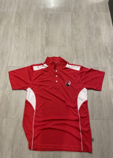 Polo sportif rouge